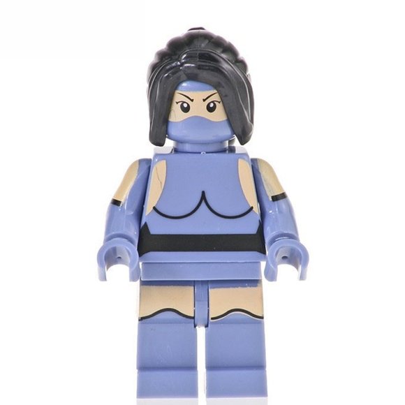 Custom Lego Mortal Kombat Kitana Minifigure - Picture 1 of 6